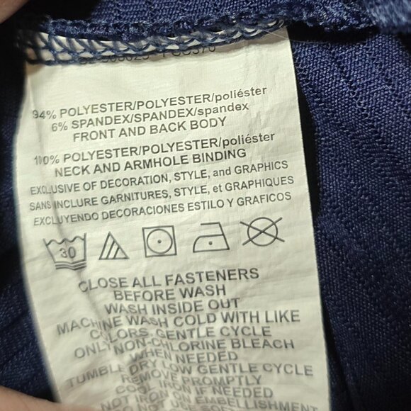 MILWAUKEE BREWERS ( MED ) Women's Pullover Jersey Snap Navy with Metallic Gold - Picture 8 of 8